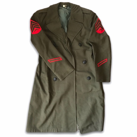 Vintage Other - VTG 70s Post Vietnam War Military General Trench Jacket